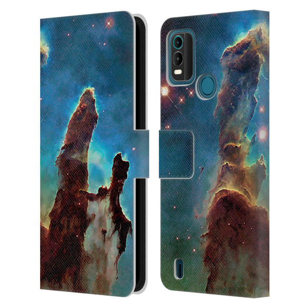 Cosmo18 Space 2 Nebula's Pillars Leather Book Wallet Case Cover For Nokia G11 Plus