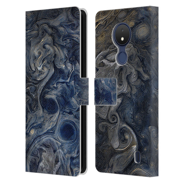 Cosmo18 Space 2 Blues Leather Book Wallet Case Cover For Nokia C21