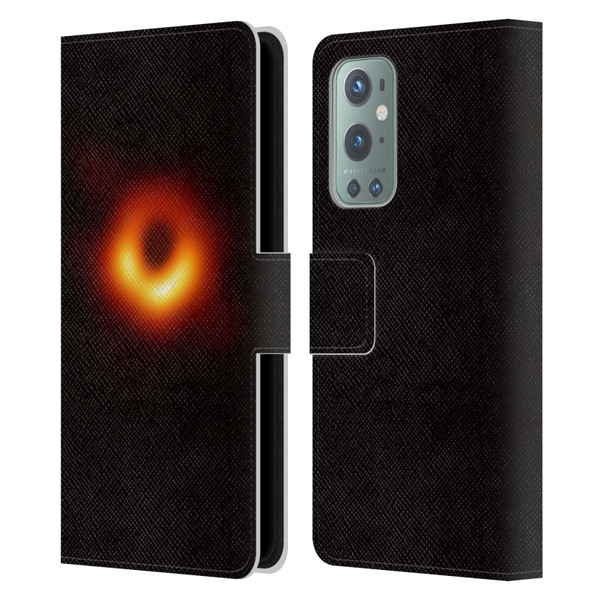 Cosmo18 Space 2 Black Hole Leather Book Wallet Case Cover For OnePlus 9