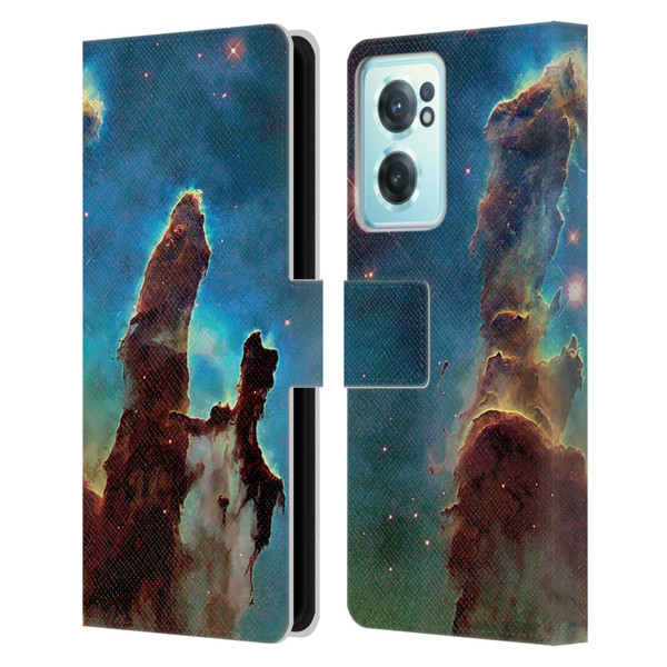 Cosmo18 Space 2 Nebula's Pillars Leather Book Wallet Case Cover For OnePlus Nord CE 2 5G