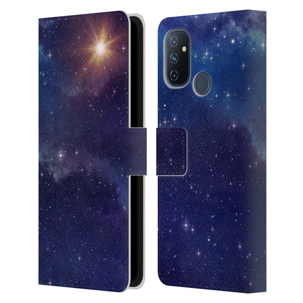 Cosmo18 Space 2 Shine Leather Book Wallet Case Cover For OnePlus Nord N100