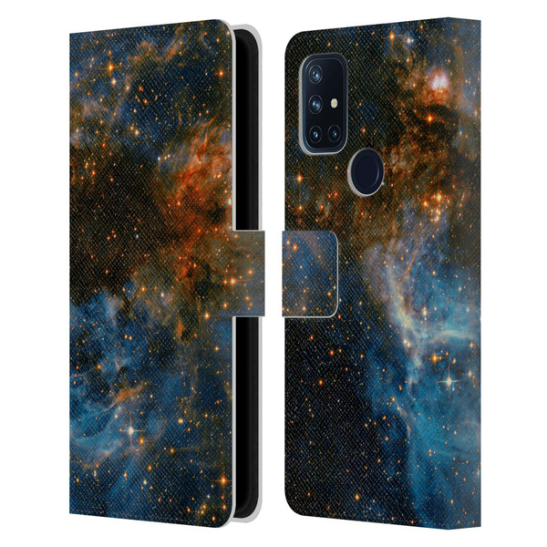 Cosmo18 Space 2 Galaxy Leather Book Wallet Case Cover For OnePlus Nord N10 5G