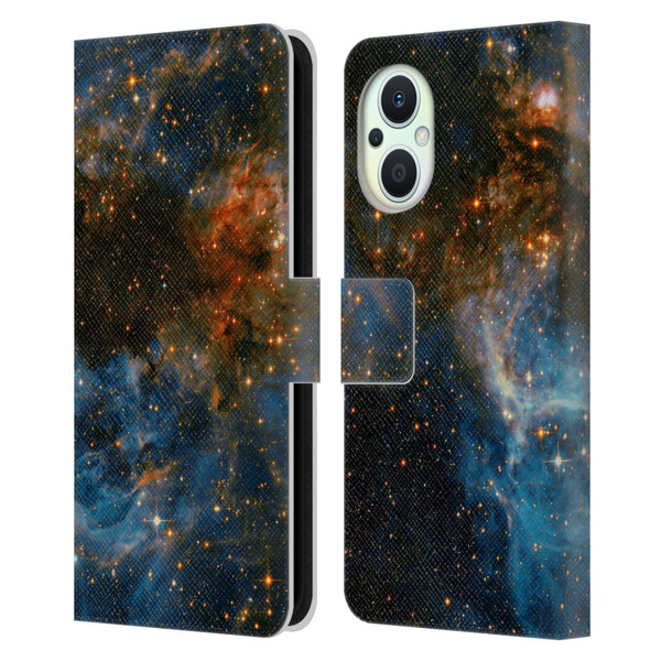 Cosmo18 Space 2 Galaxy Leather Book Wallet Case Cover For OPPO Reno8 Lite