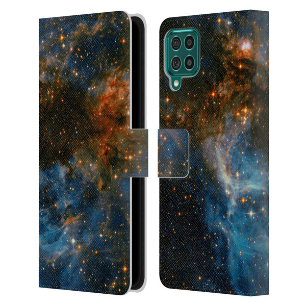 Cosmo18 Space 2 Galaxy Leather Book Wallet Case Cover For Samsung Galaxy F62 (2021)