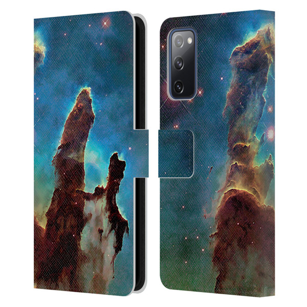 Cosmo18 Space 2 Nebula's Pillars Leather Book Wallet Case Cover For Samsung Galaxy S20 FE / 5G