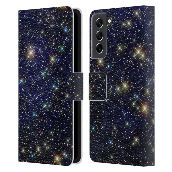 Cosmo18 Space 2 Standout Leather Book Wallet Case Cover For Samsung Galaxy S21 FE 5G