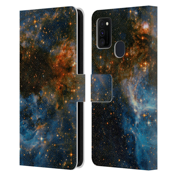 Cosmo18 Space 2 Galaxy Leather Book Wallet Case Cover For Samsung Galaxy M30s (2019)/M21 (2020)