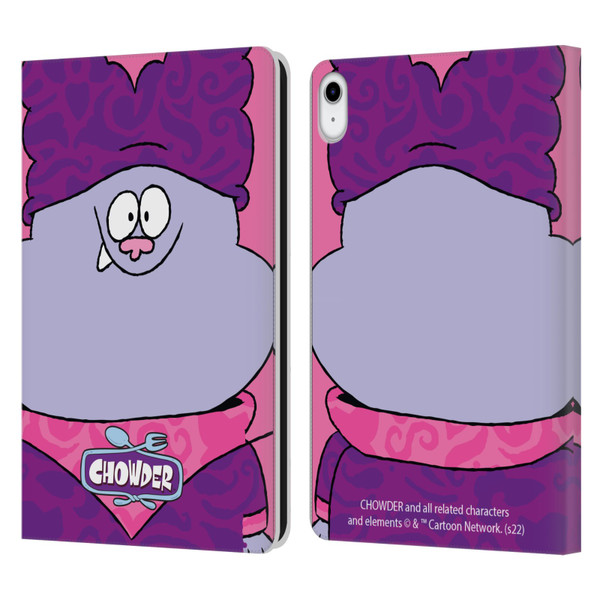 Chowder: Animated Series Graphics Full Face Leather Book Wallet Case Cover For Apple iPad 10.9 (2022)