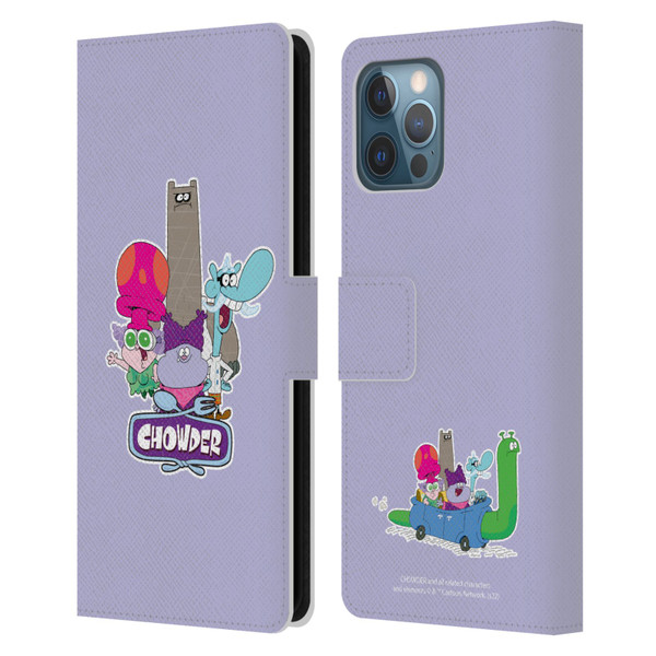 Chowder: Animated Series Graphics Character Art Leather Book Wallet Case Cover For Apple iPhone 12 Pro Max