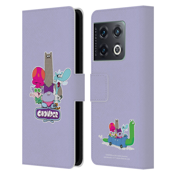 Chowder: Animated Series Graphics Character Art Leather Book Wallet Case Cover For OnePlus 10 Pro
