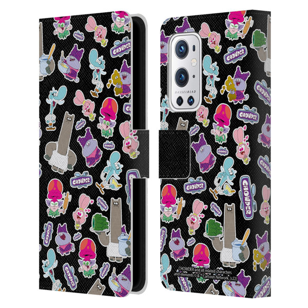 Chowder: Animated Series Graphics Pattern Leather Book Wallet Case Cover For OnePlus 9 Pro