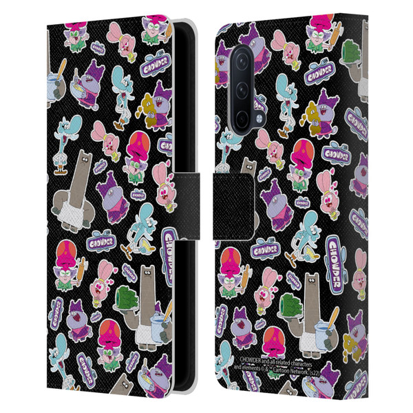 Chowder: Animated Series Graphics Pattern Leather Book Wallet Case Cover For OnePlus Nord CE 5G