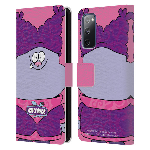 Chowder: Animated Series Graphics Full Face Leather Book Wallet Case Cover For Samsung Galaxy S20 FE / 5G