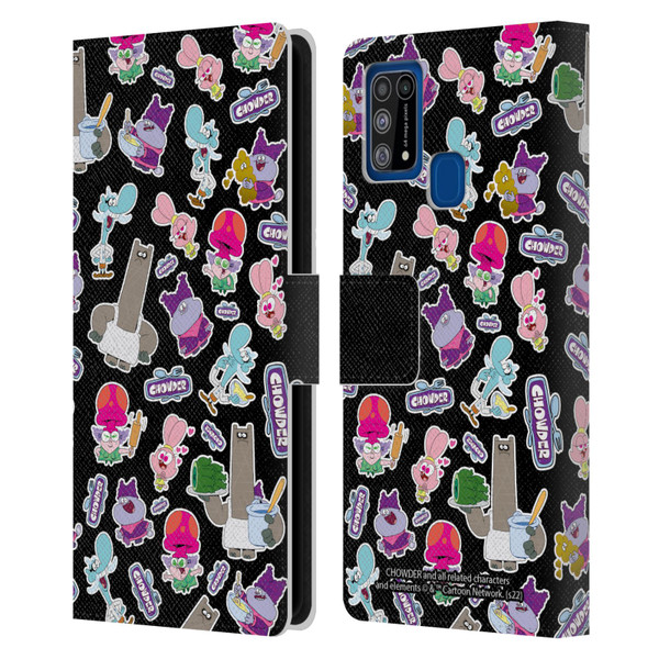 Chowder: Animated Series Graphics Pattern Leather Book Wallet Case Cover For Samsung Galaxy M31 (2020)