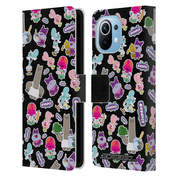 Chowder: Animated Series Graphics Pattern Leather Book Wallet Case Cover For Xiaomi Mi 11