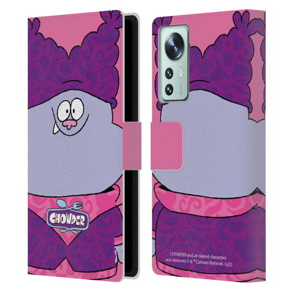 Chowder: Animated Series Graphics Full Face Leather Book Wallet Case Cover For Xiaomi 12