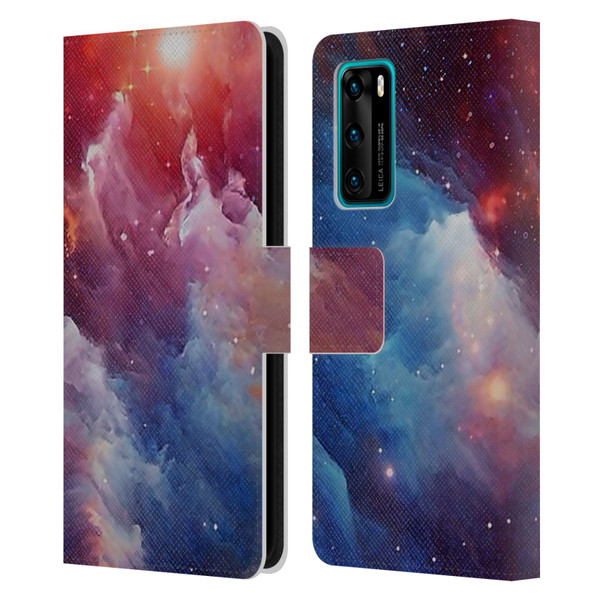 Cosmo18 Space Mysterious Space Leather Book Wallet Case Cover For Huawei P40 5G