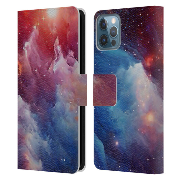 Cosmo18 Space Mysterious Space Leather Book Wallet Case Cover For Apple iPhone 12 / iPhone 12 Pro