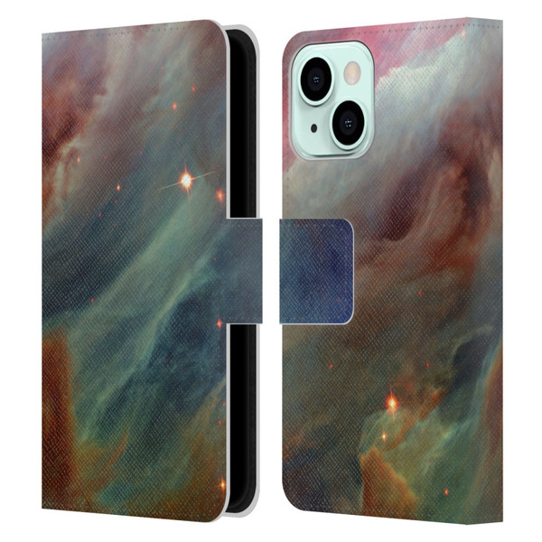 Cosmo18 Space Orion Gas Clouds Leather Book Wallet Case Cover For Apple iPhone 13 Mini