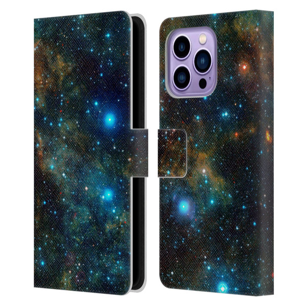 Cosmo18 Space Star Formation Leather Book Wallet Case Cover For Apple iPhone 14 Pro Max