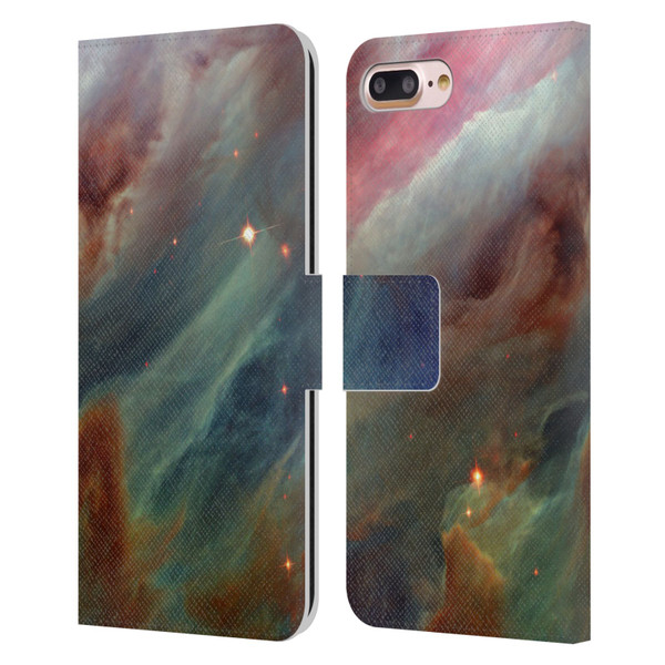 Cosmo18 Space Orion Gas Clouds Leather Book Wallet Case Cover For Apple iPhone 7 Plus / iPhone 8 Plus