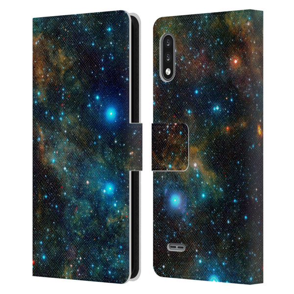 Cosmo18 Space Star Formation Leather Book Wallet Case Cover For LG K22