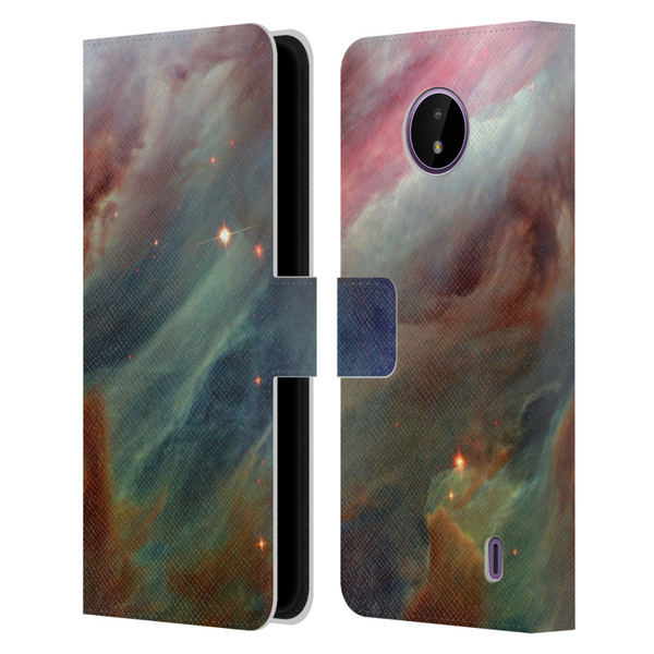 Cosmo18 Space Orion Gas Clouds Leather Book Wallet Case Cover For Nokia C10 / C20