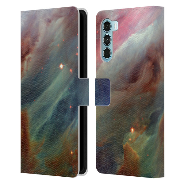 Cosmo18 Space Orion Gas Clouds Leather Book Wallet Case Cover For Motorola Edge S30 / Moto G200 5G