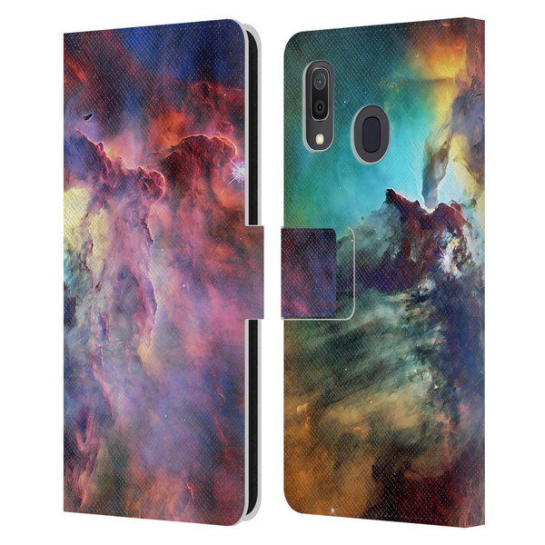 Cosmo18 Space Lagoon Nebula Leather Book Wallet Case Cover For Samsung Galaxy A33 5G (2022)