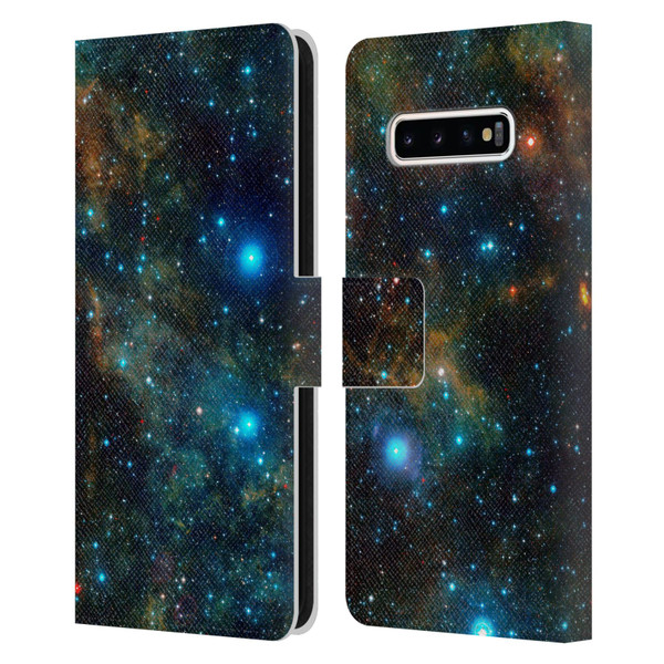 Cosmo18 Space Star Formation Leather Book Wallet Case Cover For Samsung Galaxy S10+ / S10 Plus