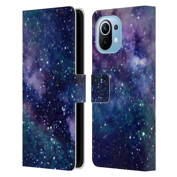 Cosmo18 Space Milky Way Leather Book Wallet Case Cover For Xiaomi Mi 11