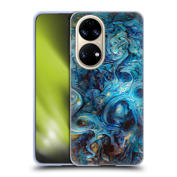 Cosmo18 Jupiter Fantasy Blue Soft Gel Case for Huawei P50