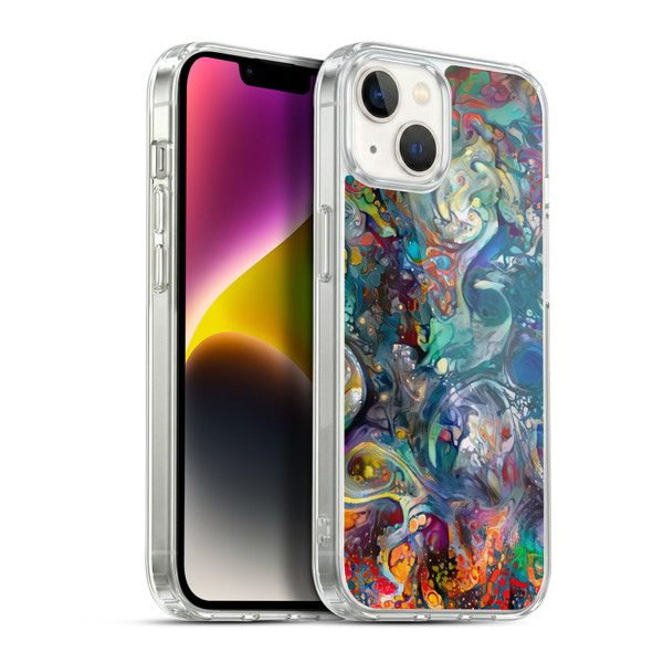 Cosmo18 Jupiter Fantasy Bloom Soft Gel Case for Apple iPhone 14 Plus & MagSafe