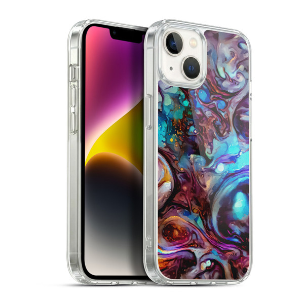 Cosmo18 Jupiter Fantasy Indigo Soft Gel Case for Apple iPhone 14 Plus & MagSafe