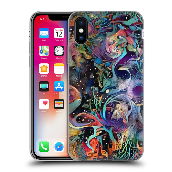 Cosmo18 Jupiter Fantasy Decorative Soft Gel Case for Apple iPhone X / iPhone XS