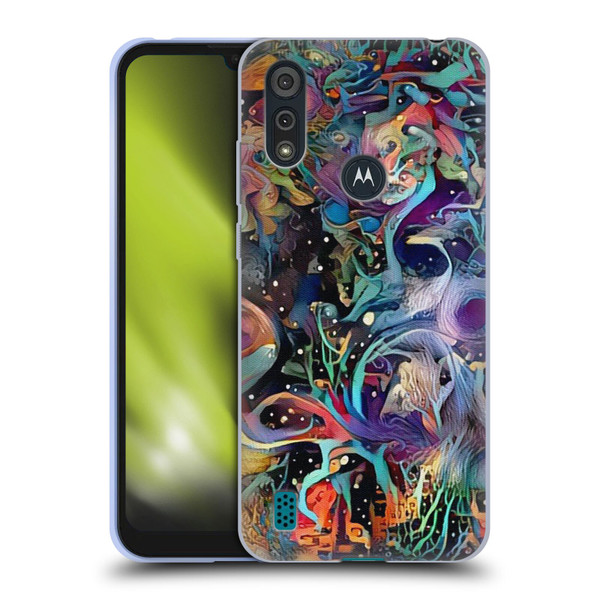Cosmo18 Jupiter Fantasy Decorative Soft Gel Case for Motorola Moto E6s (2020)