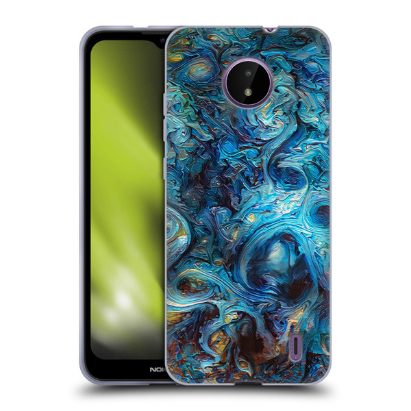 Cosmo18 Jupiter Fantasy Blue Soft Gel Case for Nokia C10 / C20