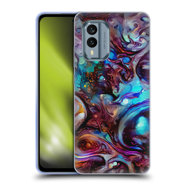 Cosmo18 Jupiter Fantasy Indigo Soft Gel Case for Nokia X30