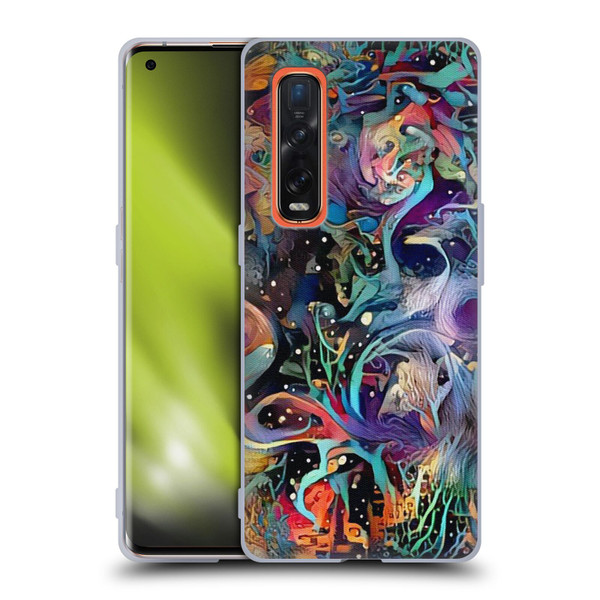 Cosmo18 Jupiter Fantasy Decorative Soft Gel Case for OPPO Find X2 Pro 5G