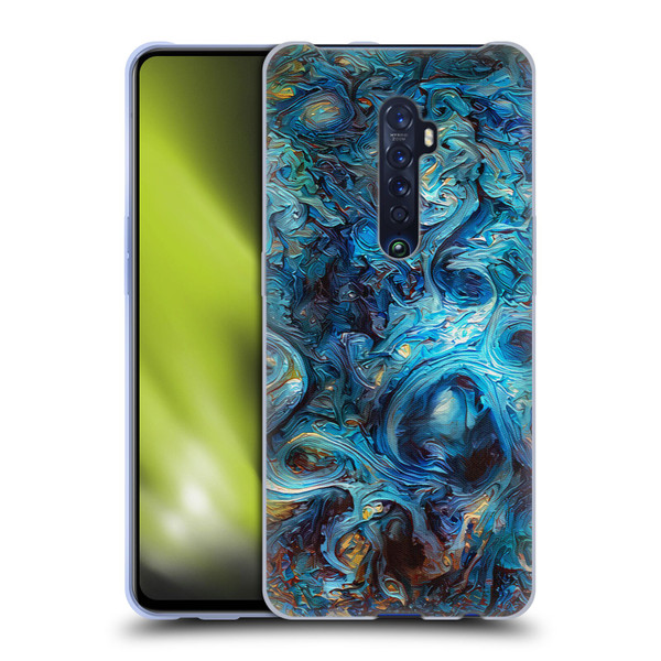 Cosmo18 Jupiter Fantasy Blue Soft Gel Case for OPPO Reno 2