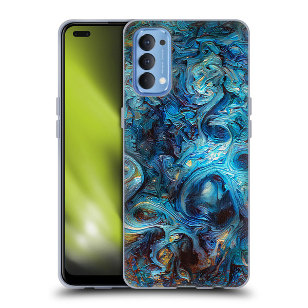 Cosmo18 Jupiter Fantasy Blue Soft Gel Case for OPPO Reno 4 5G