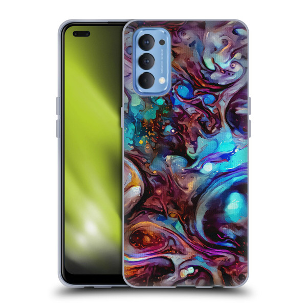 Cosmo18 Jupiter Fantasy Indigo Soft Gel Case for OPPO Reno 4 5G