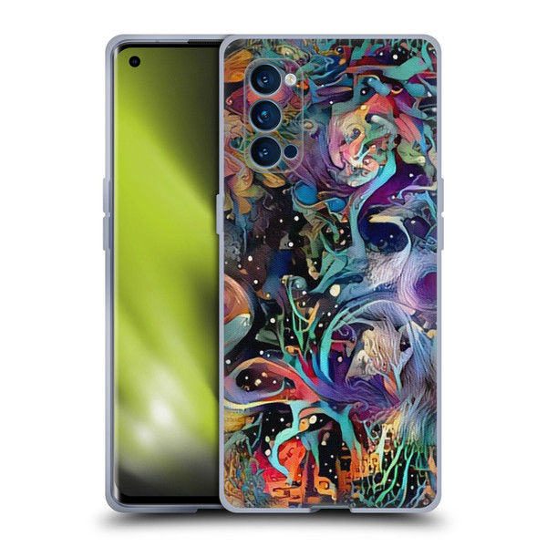 Cosmo18 Jupiter Fantasy Decorative Soft Gel Case for OPPO Reno 4 Pro 5G