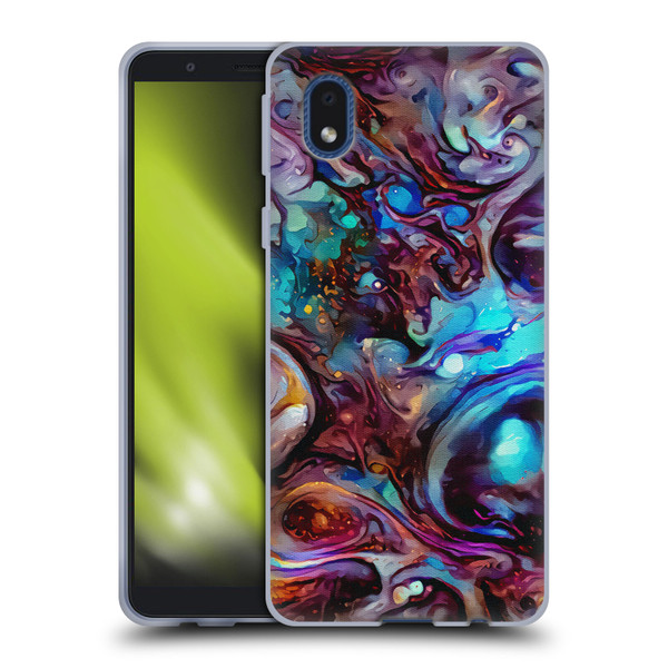 Cosmo18 Jupiter Fantasy Indigo Soft Gel Case for Samsung Galaxy A01 Core (2020)