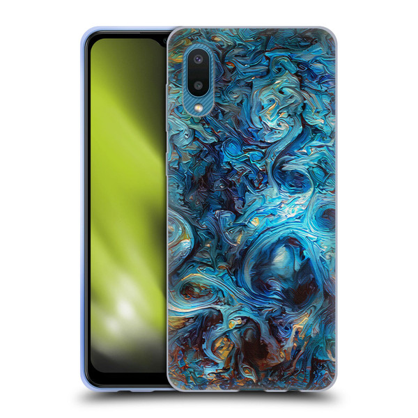 Cosmo18 Jupiter Fantasy Blue Soft Gel Case for Samsung Galaxy A02/M02 (2021)