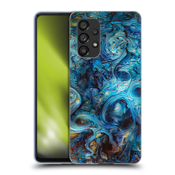 Cosmo18 Jupiter Fantasy Blue Soft Gel Case for Samsung Galaxy A53 5G (2022)
