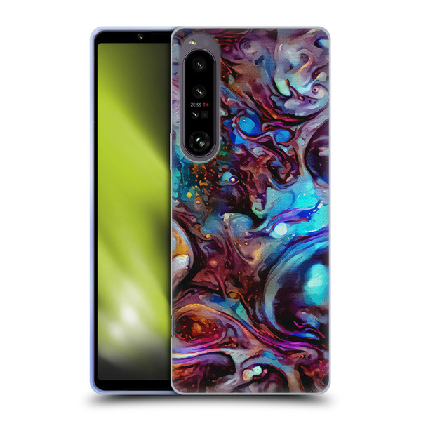 Cosmo18 Jupiter Fantasy Indigo Soft Gel Case for Sony Xperia 1 IV