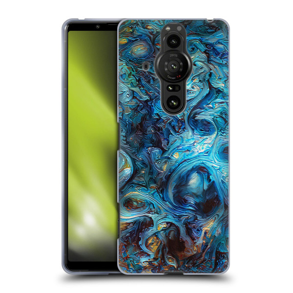 Cosmo18 Jupiter Fantasy Blue Soft Gel Case for Sony Xperia Pro-I