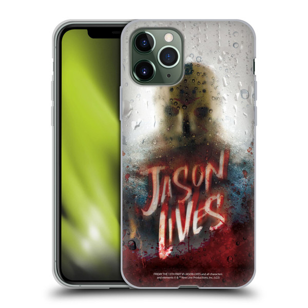 Friday the 13th Part VI Jason Lives Key Art Poster 2 Soft Gel Case for Apple iPhone 11 Pro