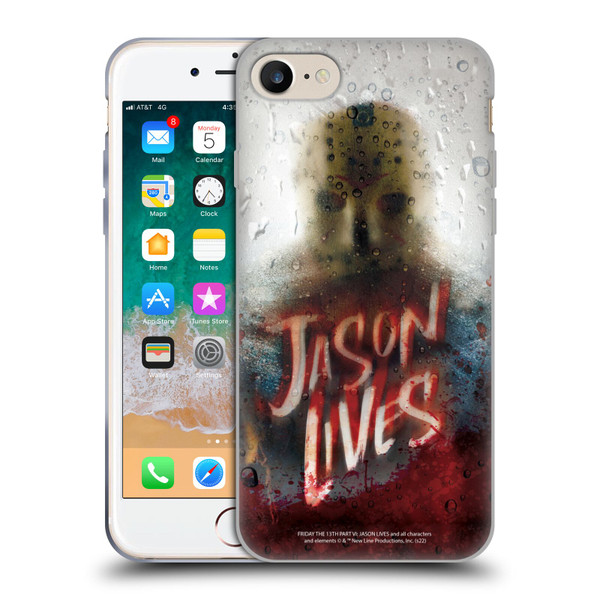 Friday the 13th Part VI Jason Lives Key Art Poster 2 Soft Gel Case for Apple iPhone 7 / 8 / SE 2020 & 2022
